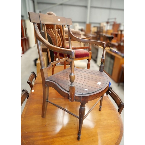 3058 - Pine Elbow Chair