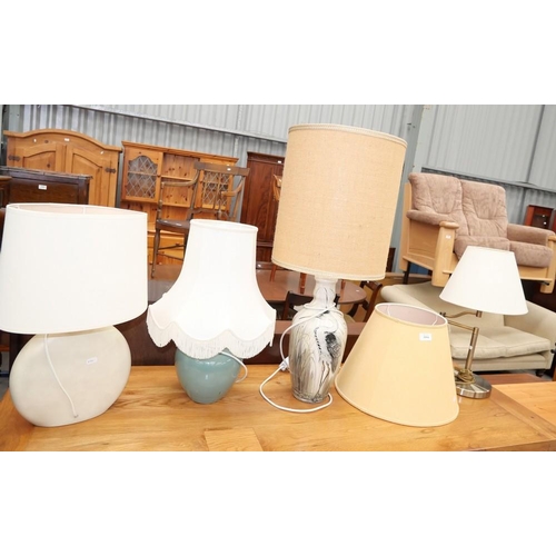 3094 - Assorted Lamps & Shades