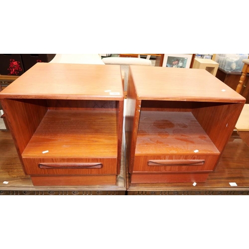 3113 - Pair of Teak G Plan Bedside Cabinets