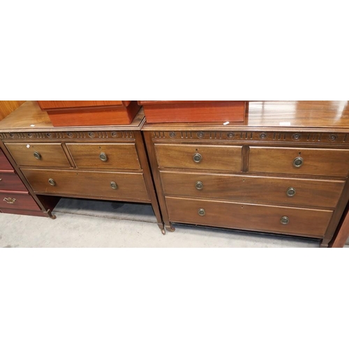 3114 - 2 Edwardian Mahogany Chest of Drawers