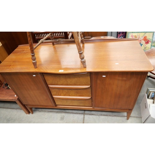 3118 - 1970's Teak & Walnut Sideboard