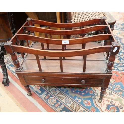 3275 - Mahogany Canterbury Magazine Rack