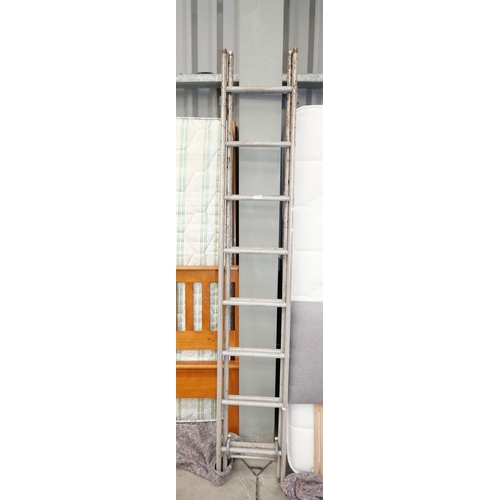 3405 - Pair Aluminium Step Ladders