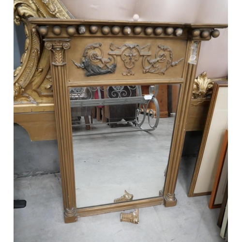 3456 - Gilt Framed Wall Mirror