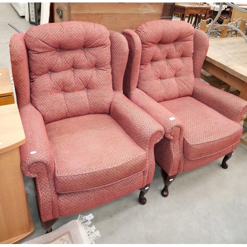 3473 - Two Upholstered Armchairs