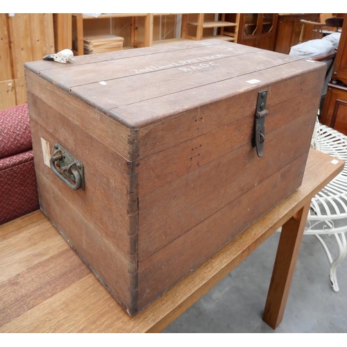 3492 - Military Chest - 80 X 48 X 48 cms