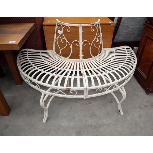 3494 - Rustic Style Tree Garden Bench