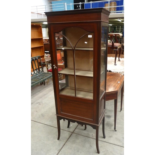 3532 - Edwardian Mahogany China Cabinet