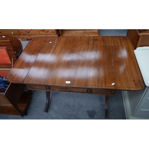 3595 - Drop Leaf Table with Drawers