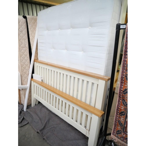 3624 - Pine King Size Bed Frame with Mattress