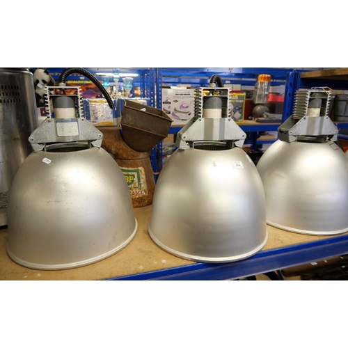 114 - 3 Large Industrial Spotlights