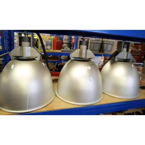 115 - 3 Large Industrial Spotlights