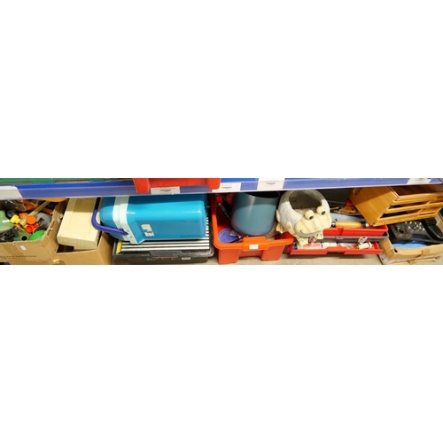 133 - 6 Boxes- Tile Cutter, Cool Box, Plastering Tools Etc.