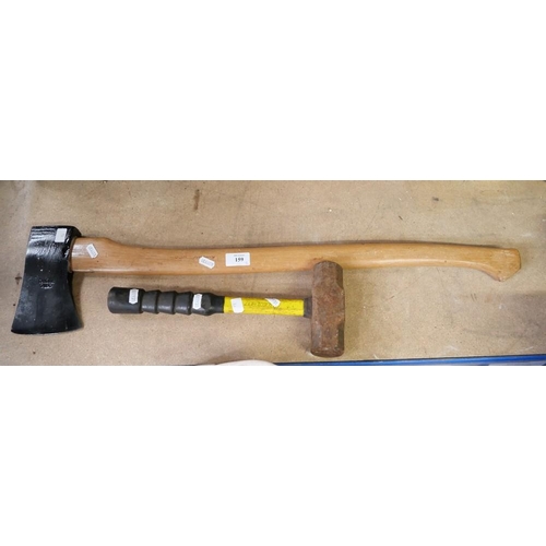 159 - Sndvik Axe & Heavy Flexco Hammer