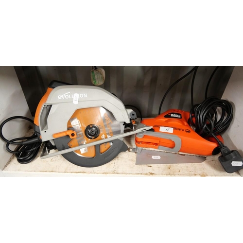 32 - Circular Saw and a Black & Decker Saw