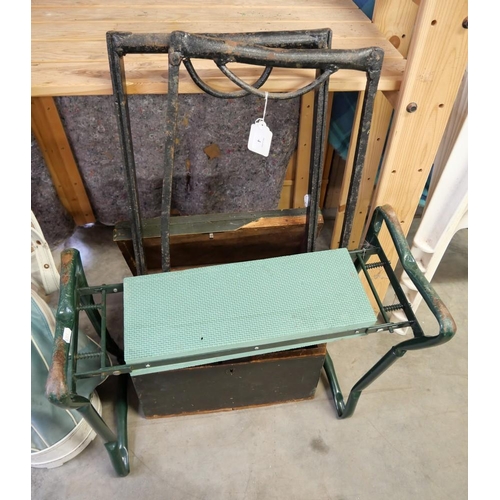 4 - Garden Kneeler, Box  etc