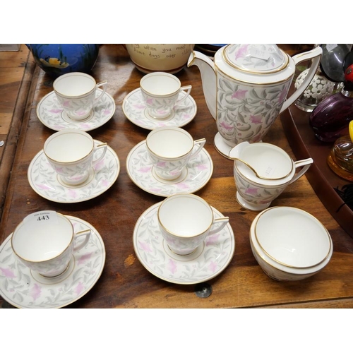 443 - Mintons Petunia Coffee Set