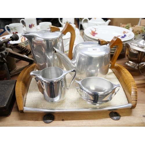 461 - Picquot 5 Piece Tea Set