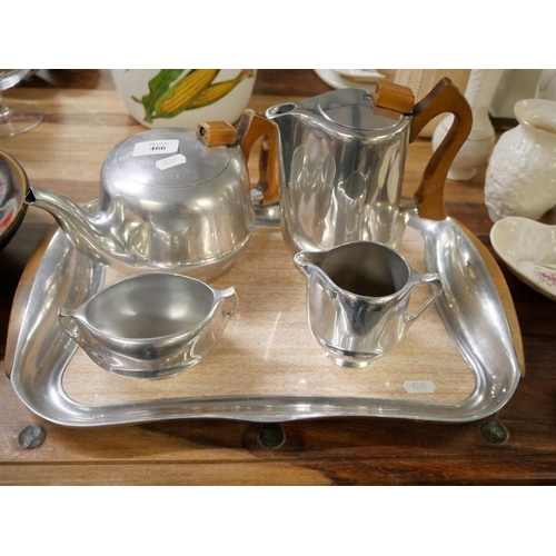 466 - Picquot 5 Piece Tea Set