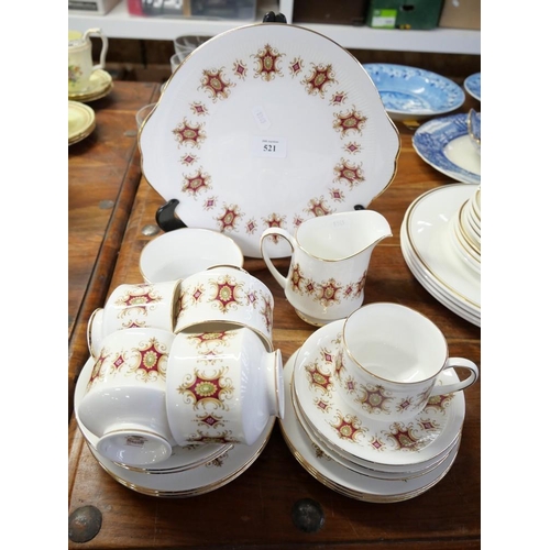 521 - Paragon Flamenco Tea Set