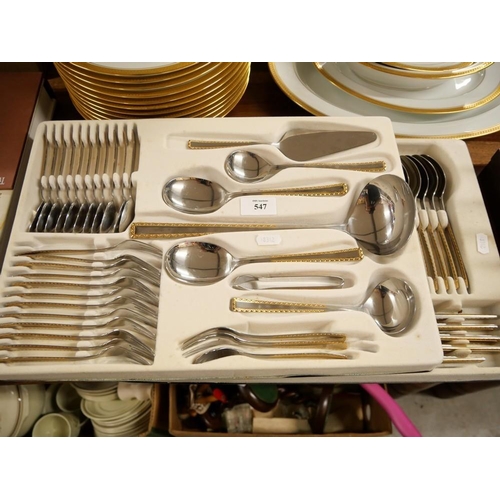 547 - Edelstahl\Rostfrei Cutlery Set