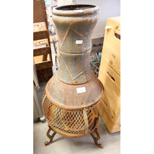 56 - Cast Iron Chimenea