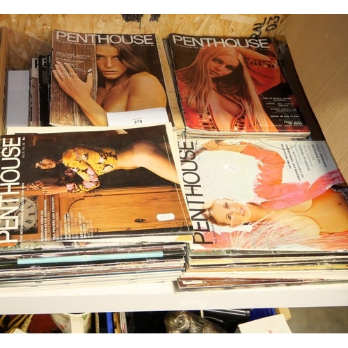 578 - Collection Of Penthouse Magazine's