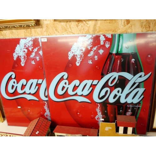 607 - 2 Coca Cola Advertising Signs