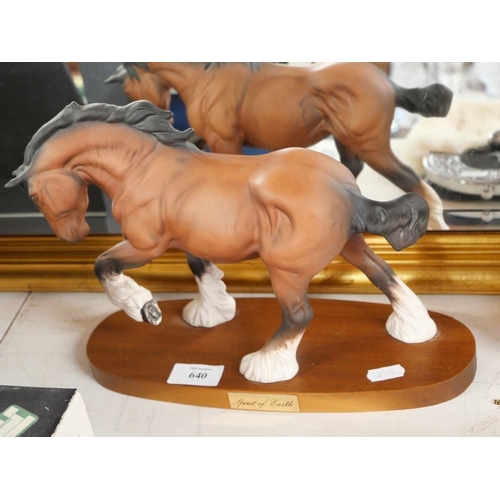 640 - Beswick Spirit Of Earth Horse Ornament