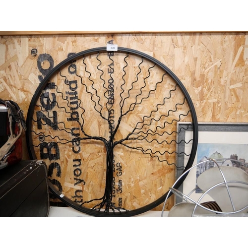 648 - Bike Wheel In Form Of A Tree