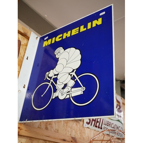 657 - Metal Michelin Cycling Sign