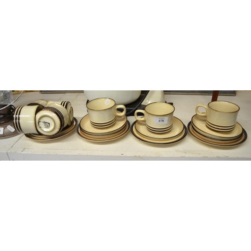 678 - Denby Part Tea Set