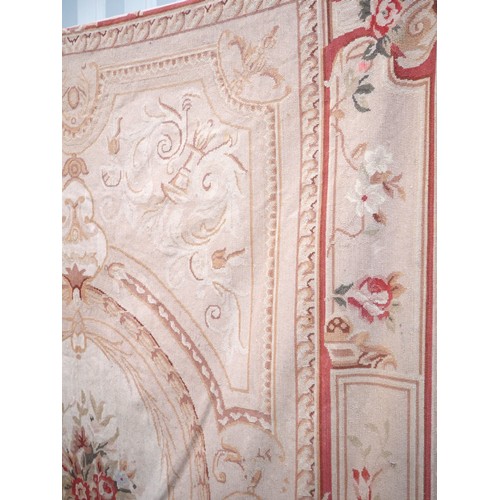 3005 - Antique Wool Floral Wall Hanging  (169cm X 253cm )