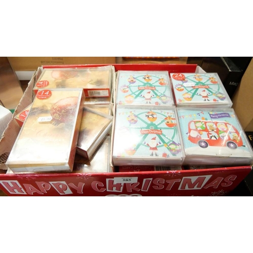 585 - Box Of New Christmas Cards