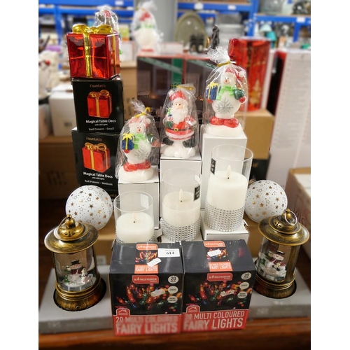 614 - Assorted Christmas Decorations