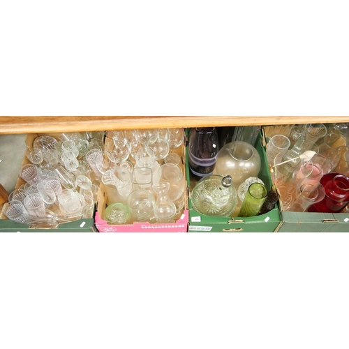 628 - 4 Boxes- Assorted Glass