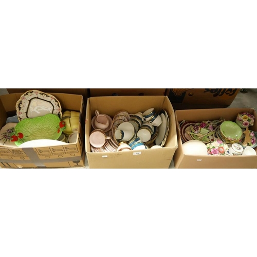 638 - Three Boxes- Assorted China