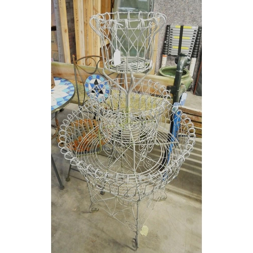 64 - Wirework Plant Stand