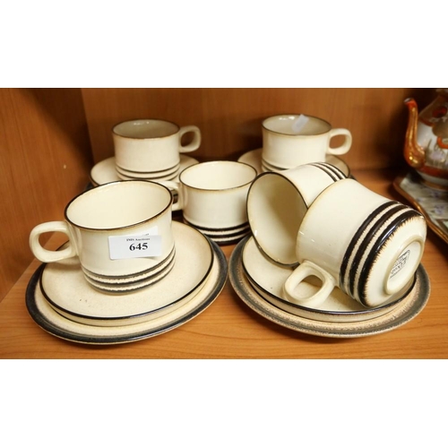 645 - Denby Part Tea Set