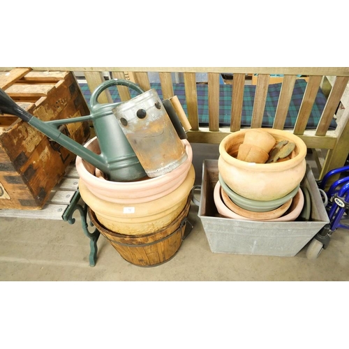 72 - Assorted Garden Planters & Watering Can