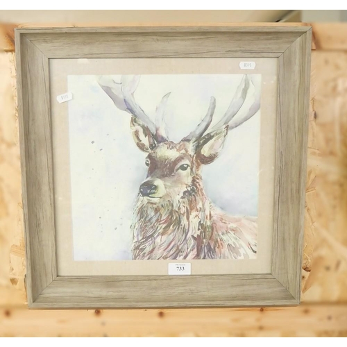 733 - Print Of Stag