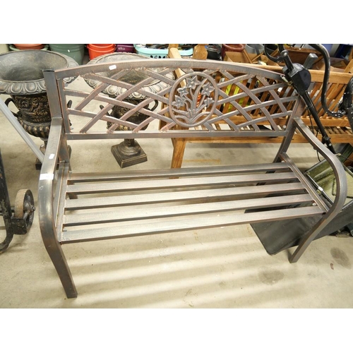 92 - Metal Garden Bench