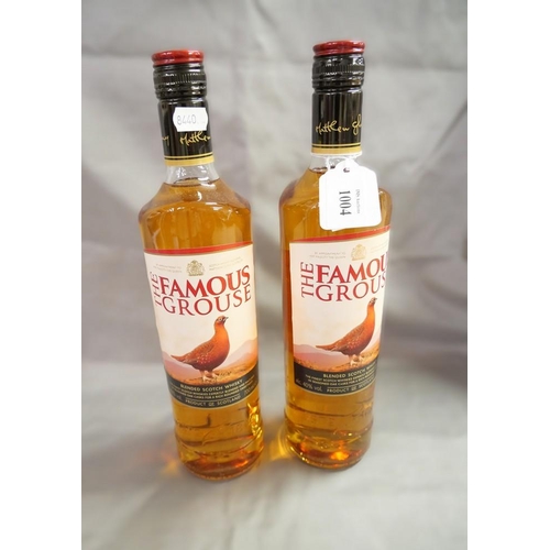 1004 - 2 x 70cl Bottles of Famous Grouse Whisky