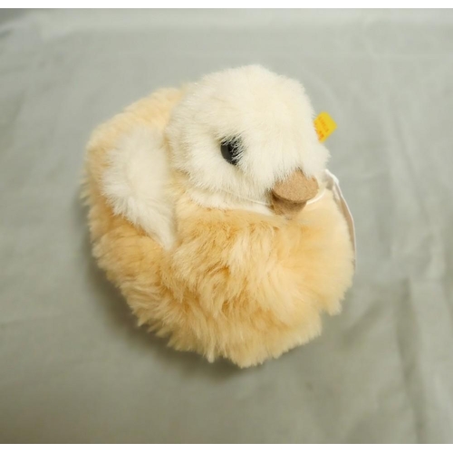 1037 - Steiff Plush Chick, approx. 10cm Tall.