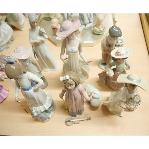 1360 - Nine Assorted Nao Porcelain Figures.