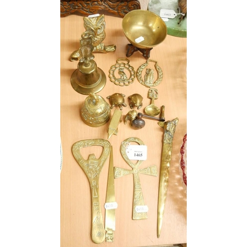 1465 - Ankh, Letter Openers, Bells etc.