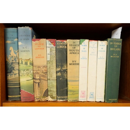 1525 - Ten Vintage Travel Related Books by H. V. Morton.