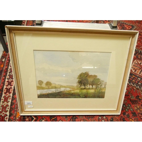 1571 - Framed Watercolour - 