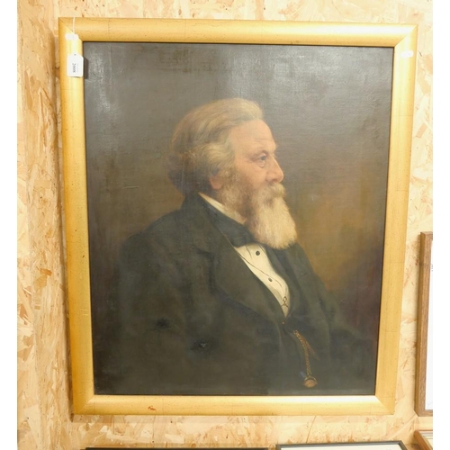 2008 - Framed Oil Painting - Portrait of a Gentleman, approx 62 x 75cm.