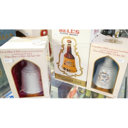 2041 - 3 Boxed Bell's Whisky Decanters